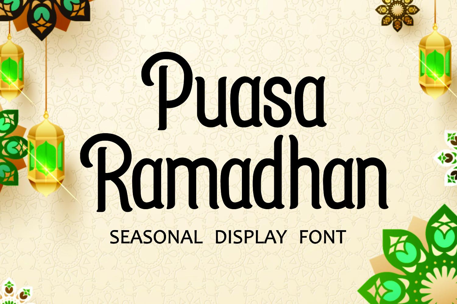 Puasa Ramadhan Font