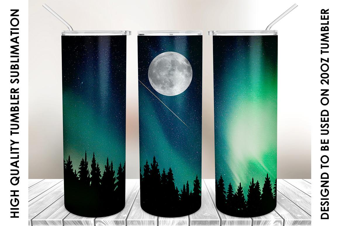 Northern Lights 20oz Skinny Tumbler