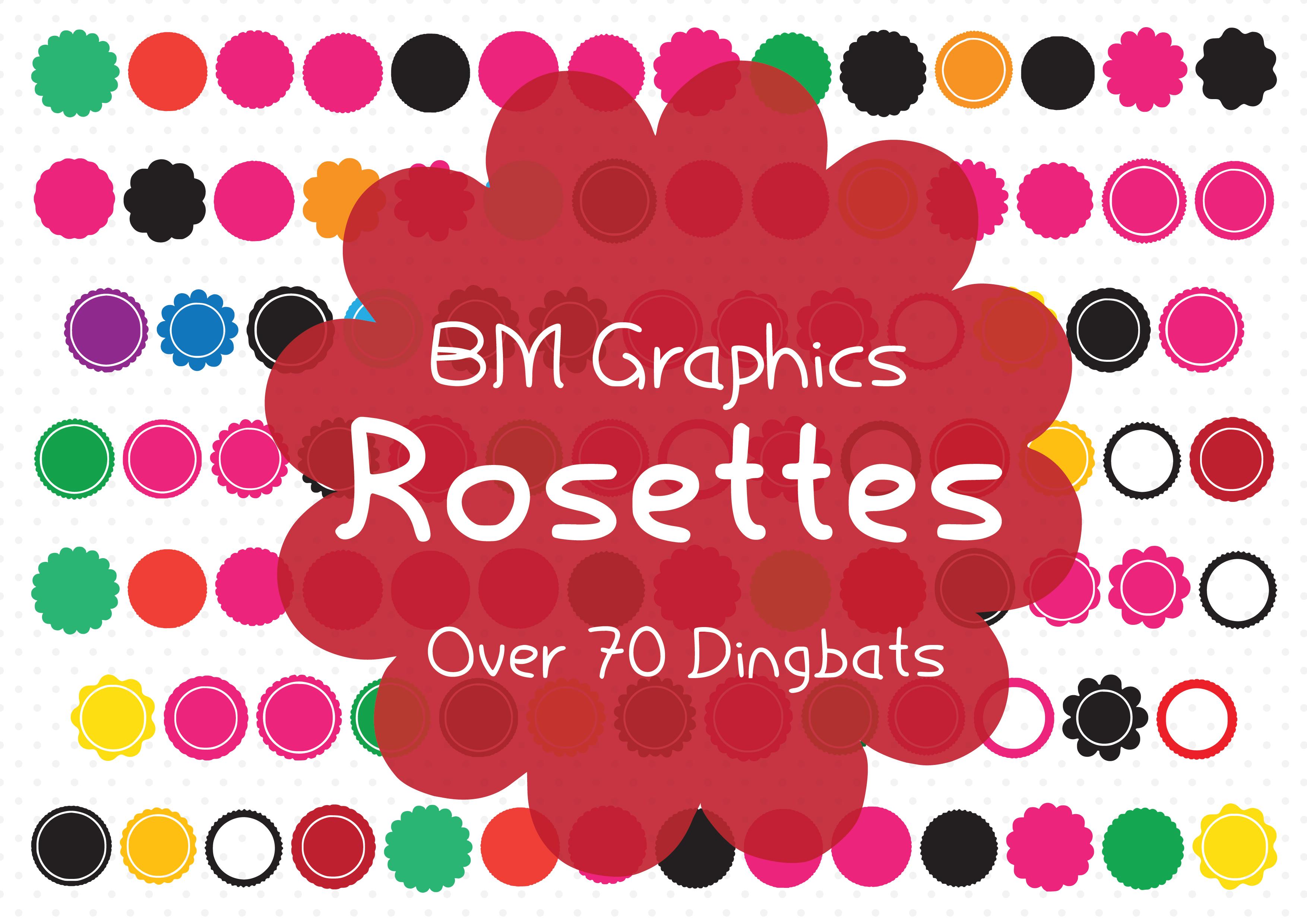 BM Graphics Rosettes Font