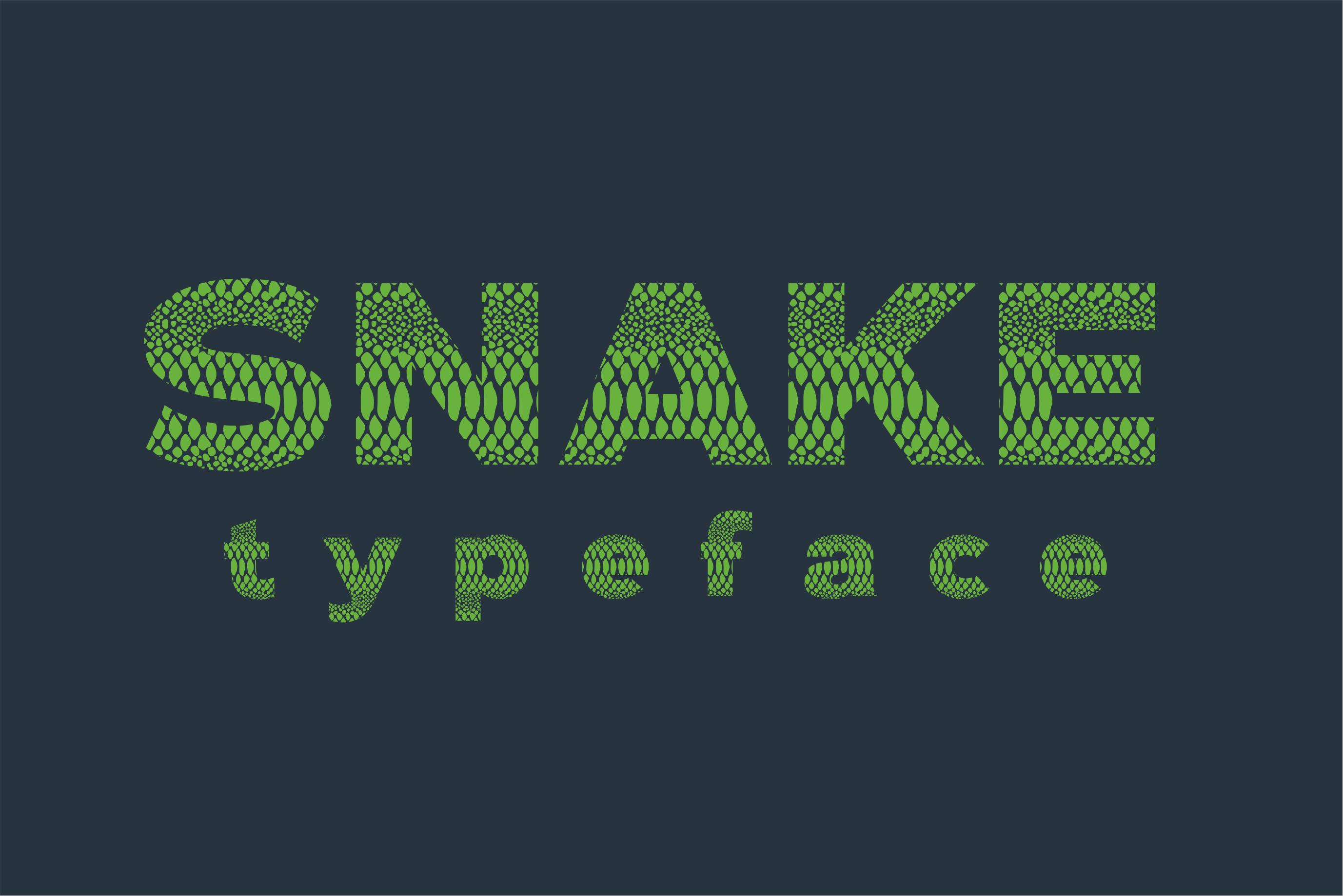 Snake Font