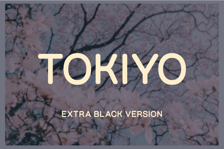 Tokiyo Extra Black Font