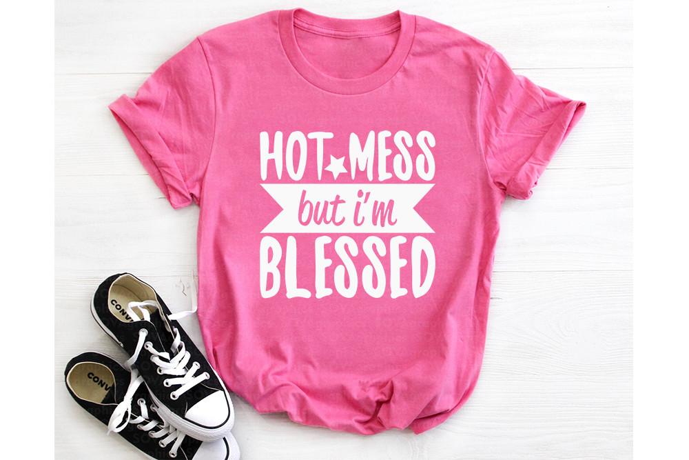Christmas Quotes Svg Design,  Hot Mess