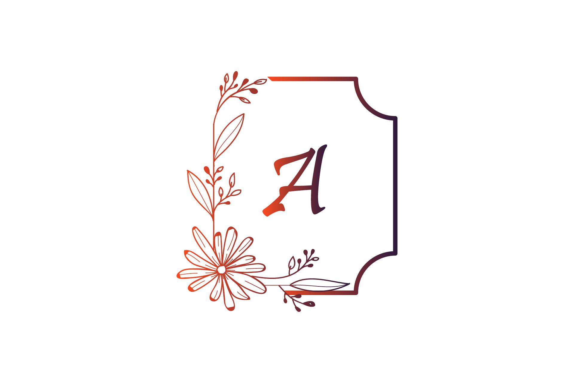 Monogram Logo Frame