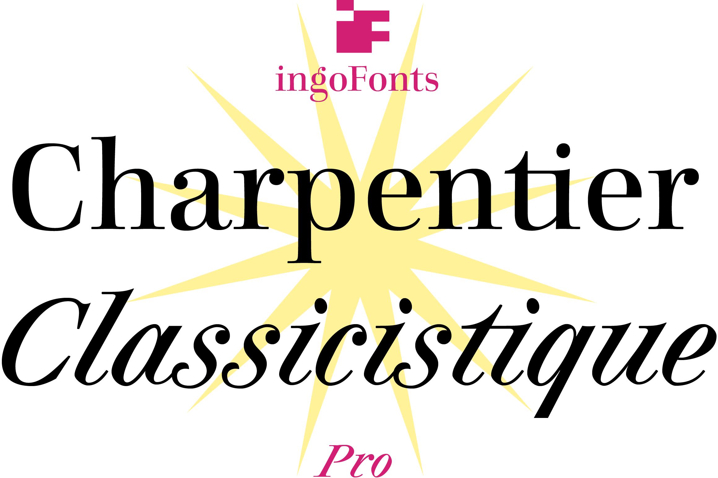Charpentier Classicistique Pro Font