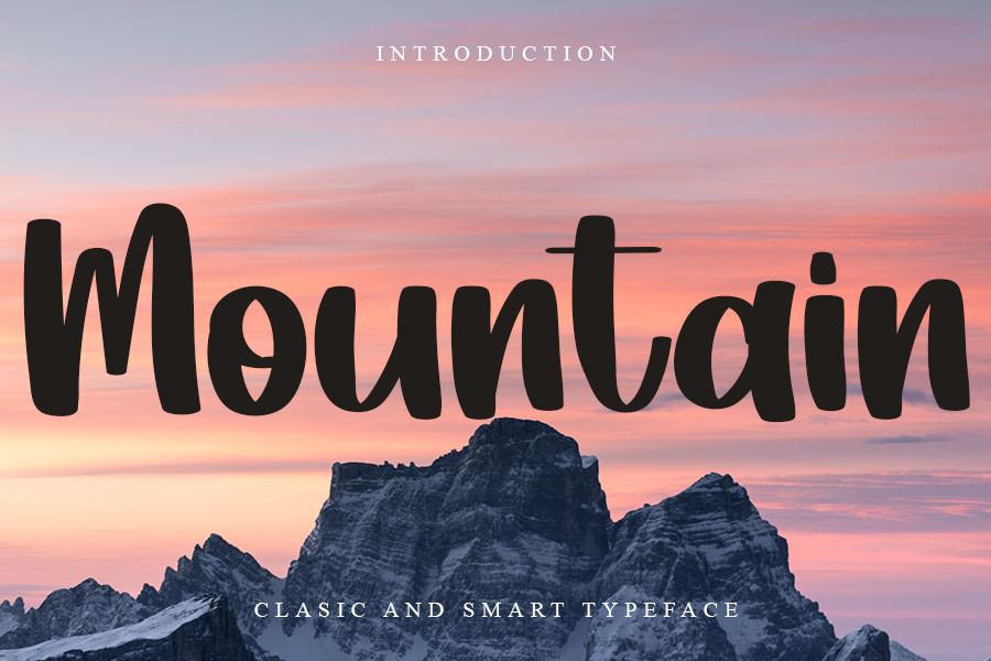 Mountain Font