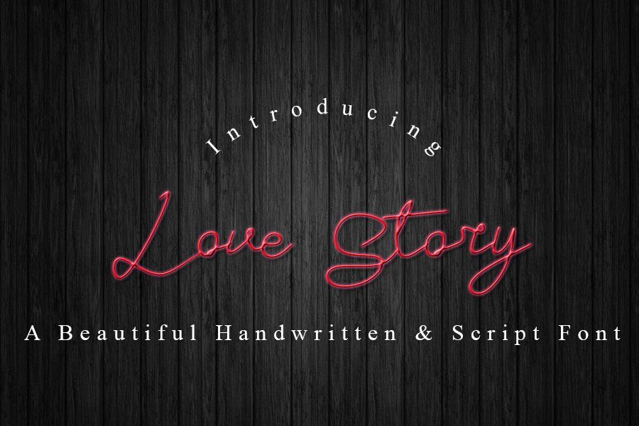 Love Story Font