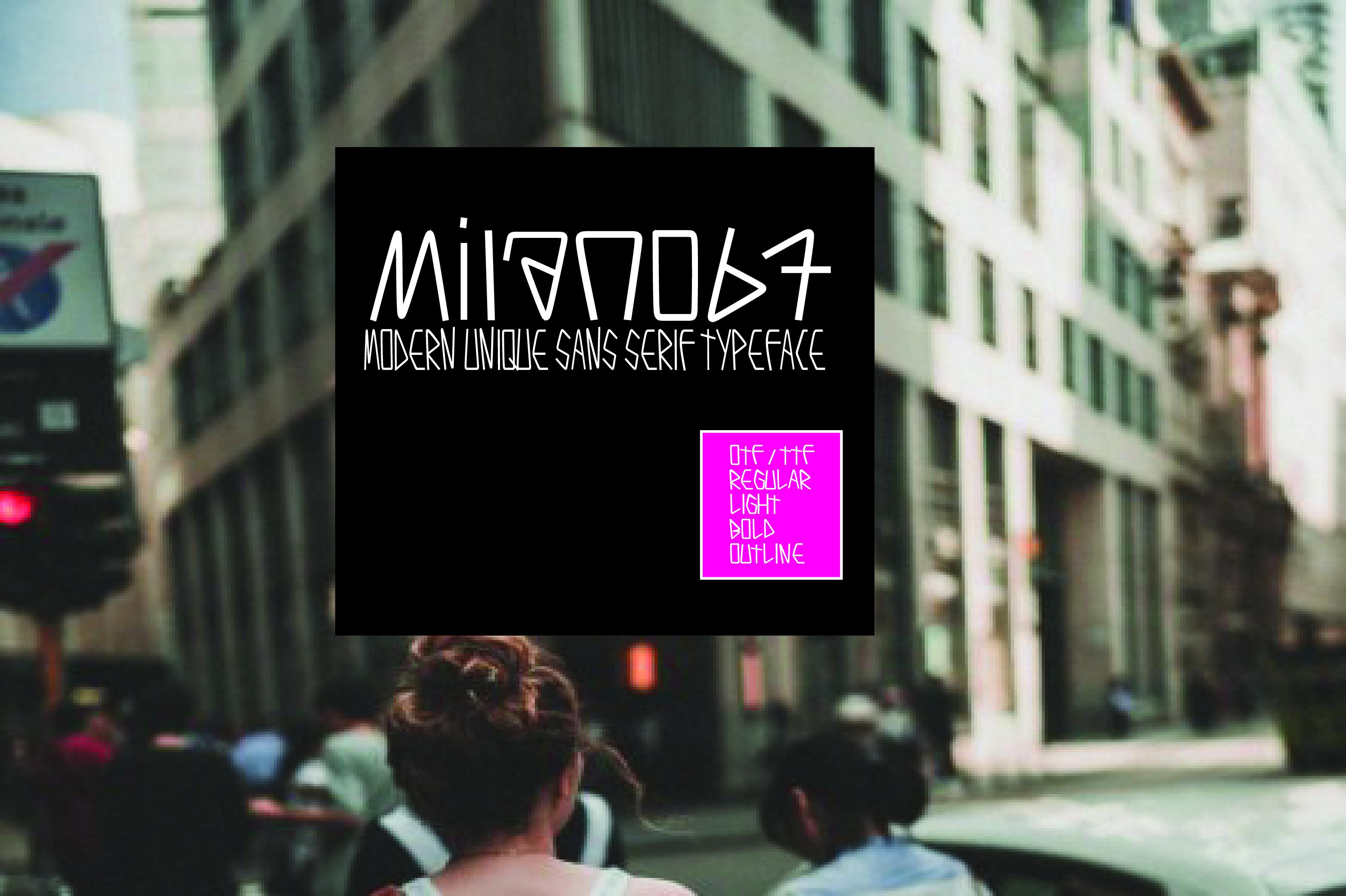 Milano67 Font