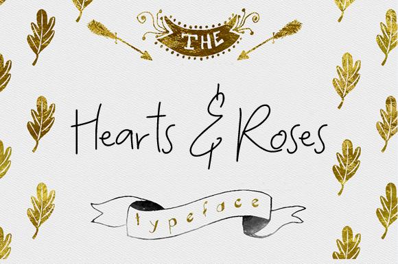Hearts and Roses Font