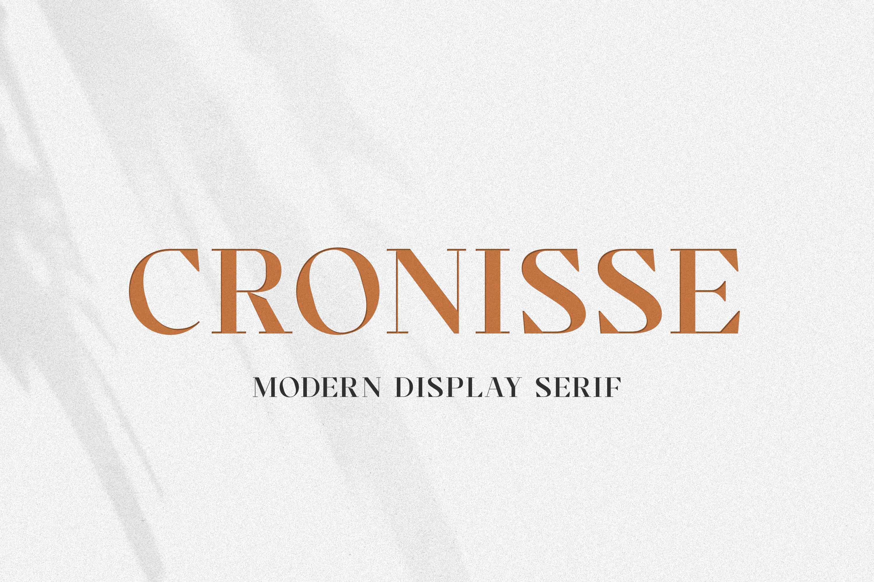 Cronisse Font