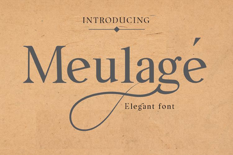Meulage Font