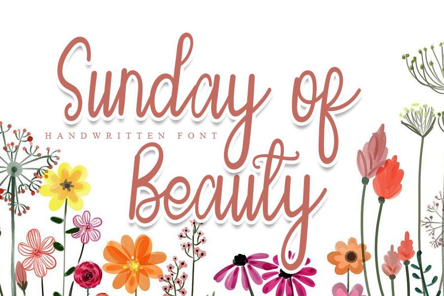 Sunday of Beauty Font