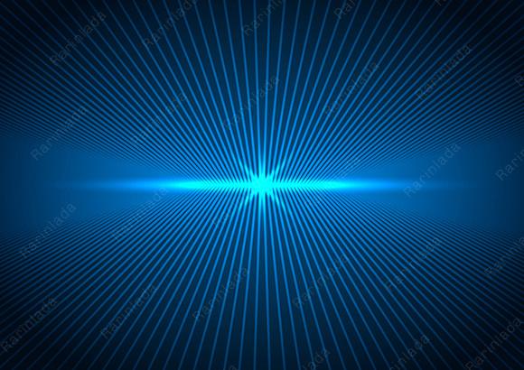 Abstract Tech Blue Lighting Background