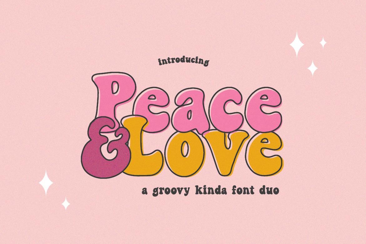 Peace and Love Font