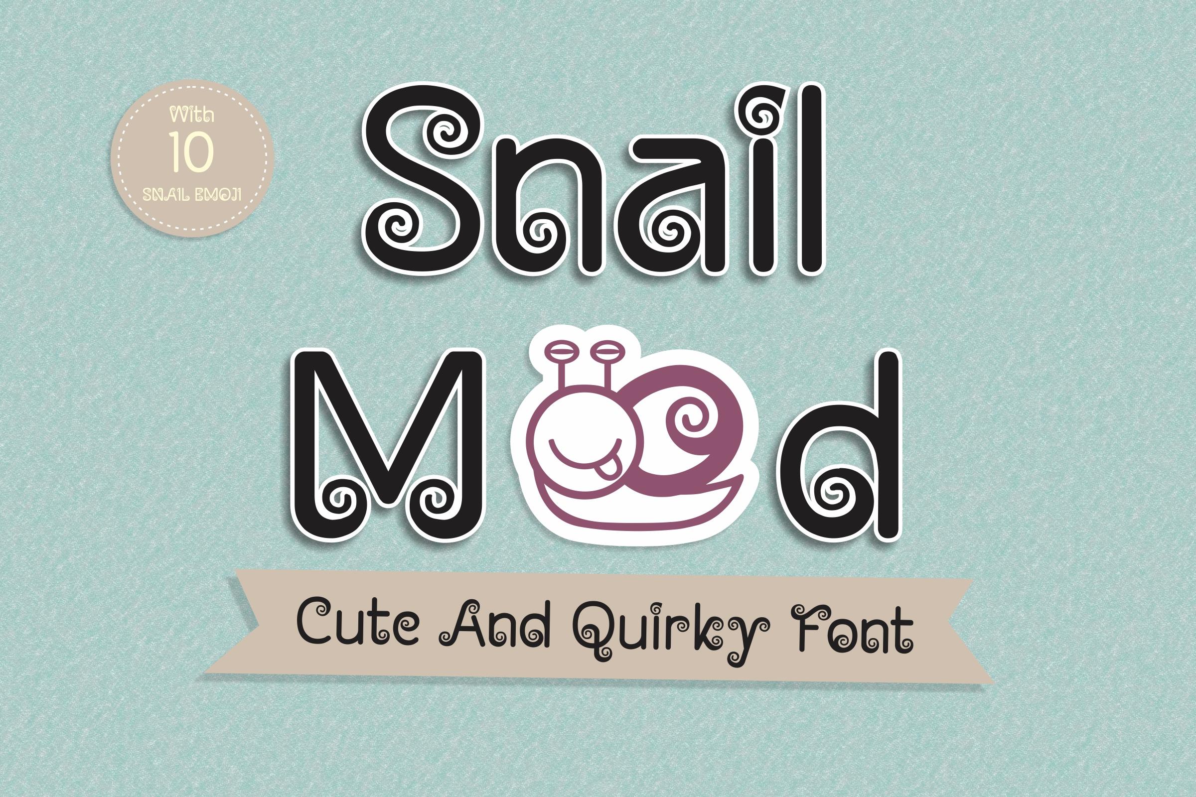 Snail Mood Font