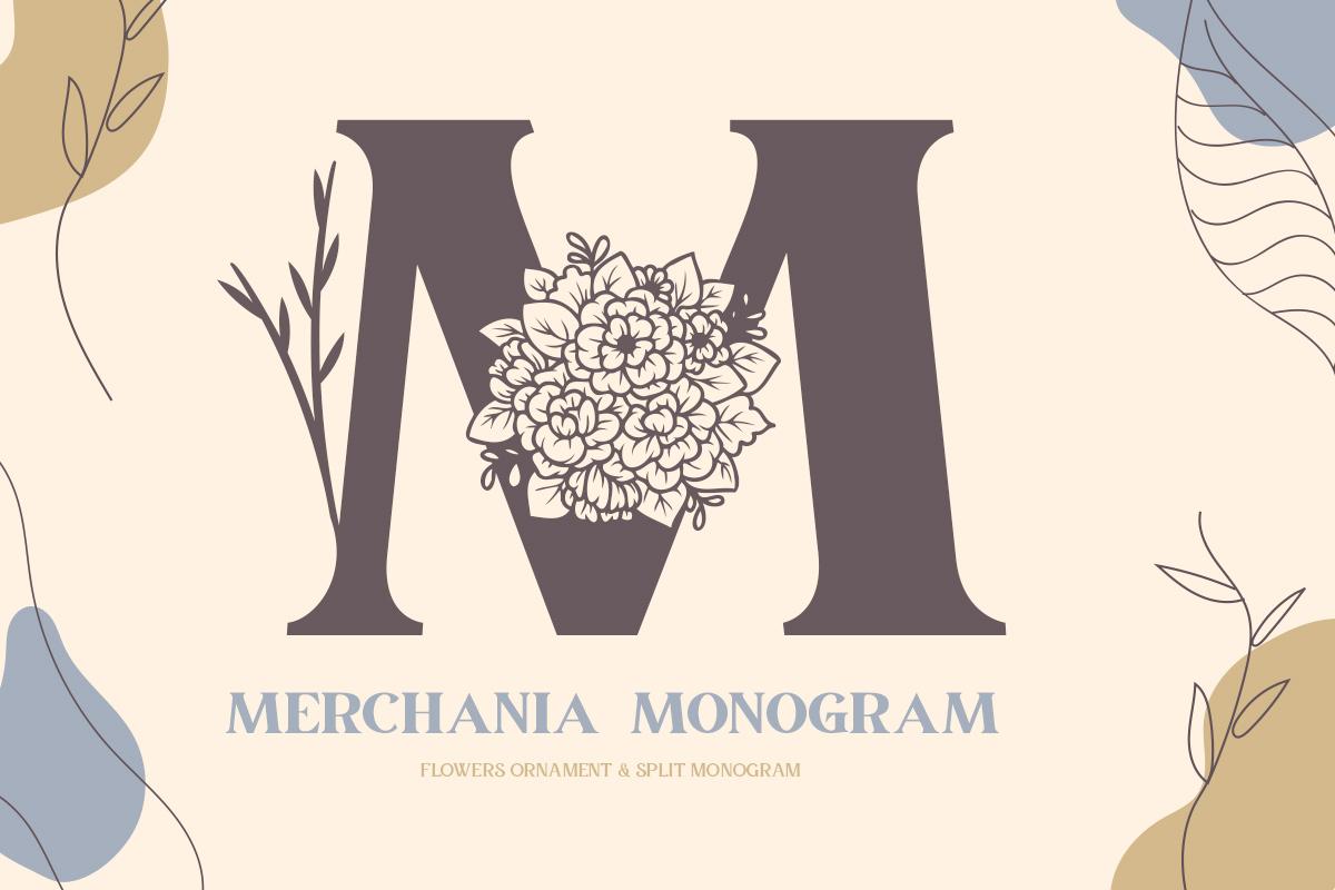 Merchania Monogram Font