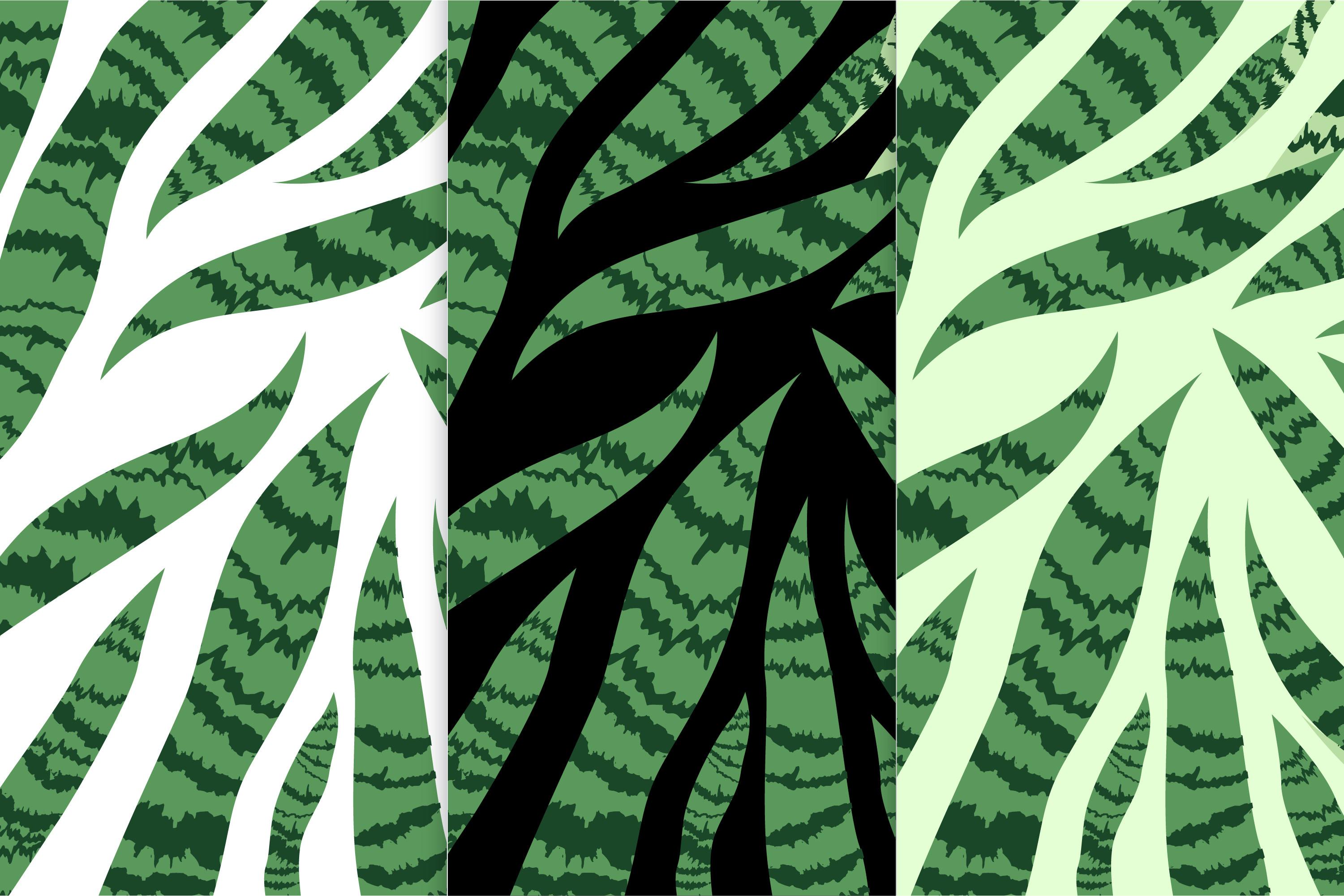 Tropical Summer Leaves Seamless Pattern