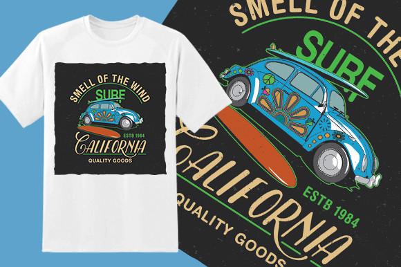 Surfing T-Shirt Design