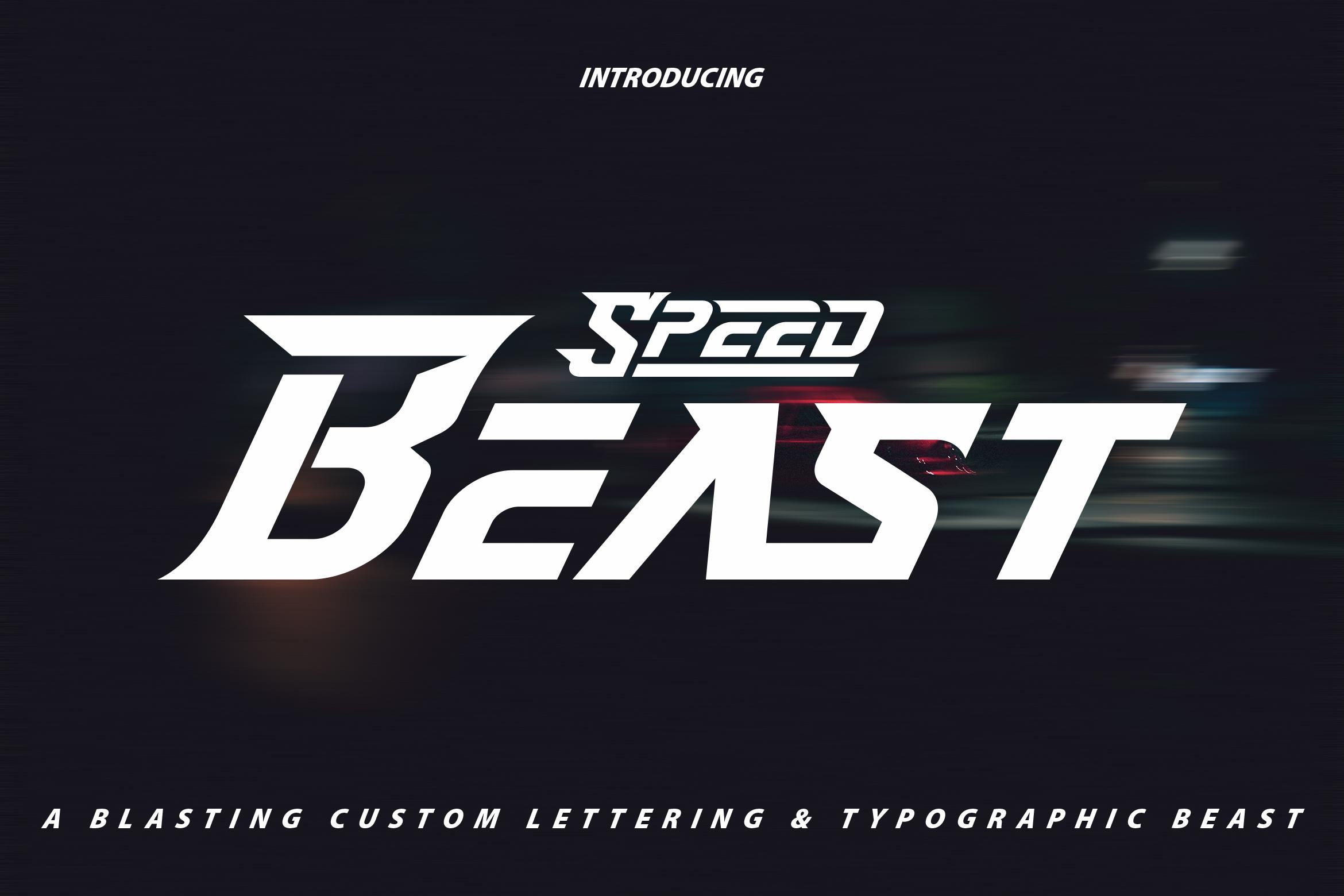 Speed Beast Font