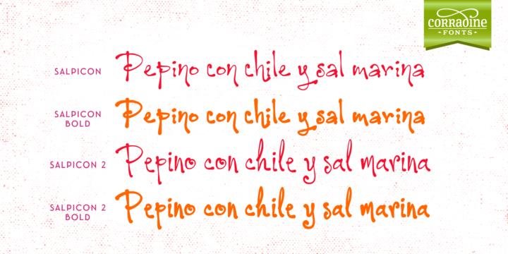 Salpicon Family Font
