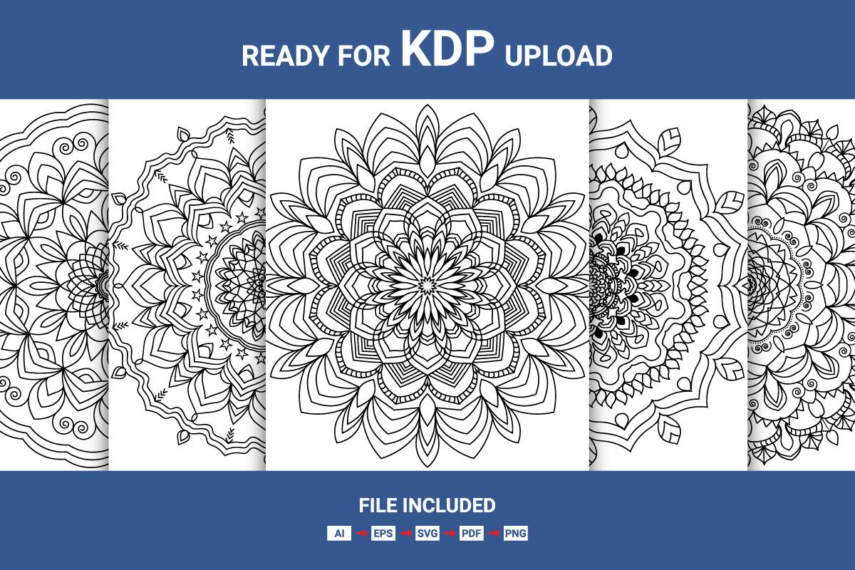 Mandala Coloring Book Kdp Interior