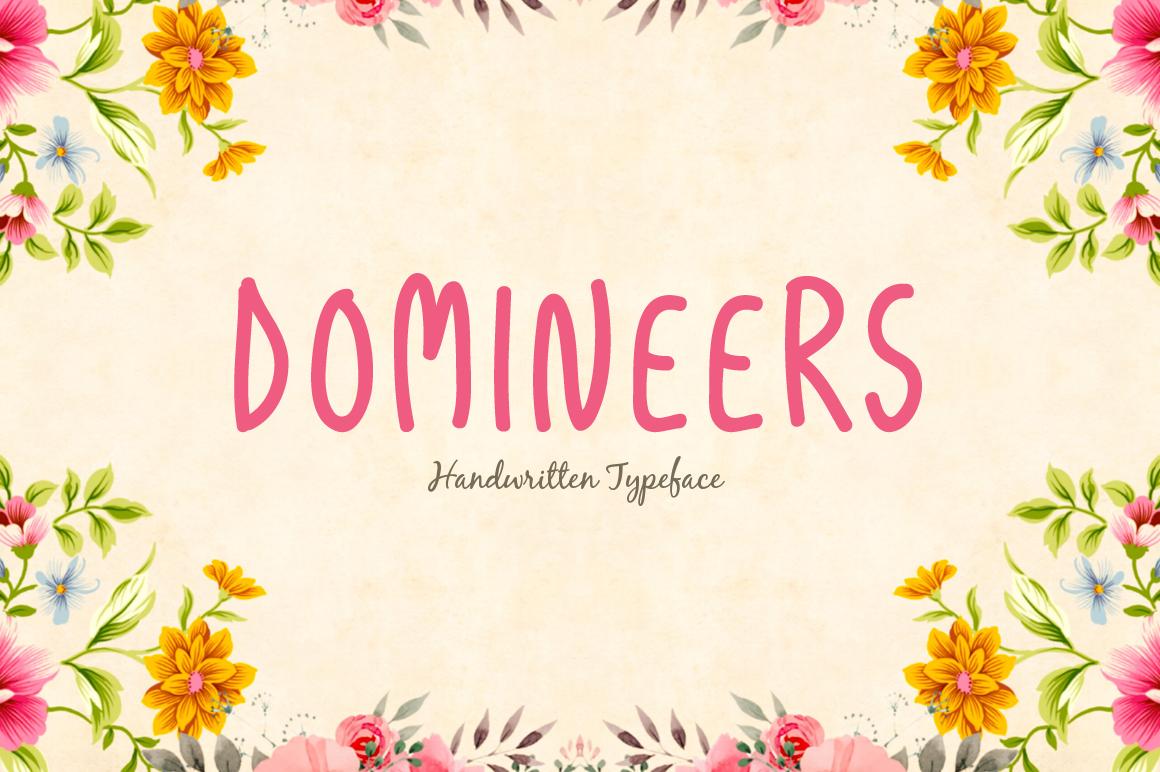 Domineers Font
