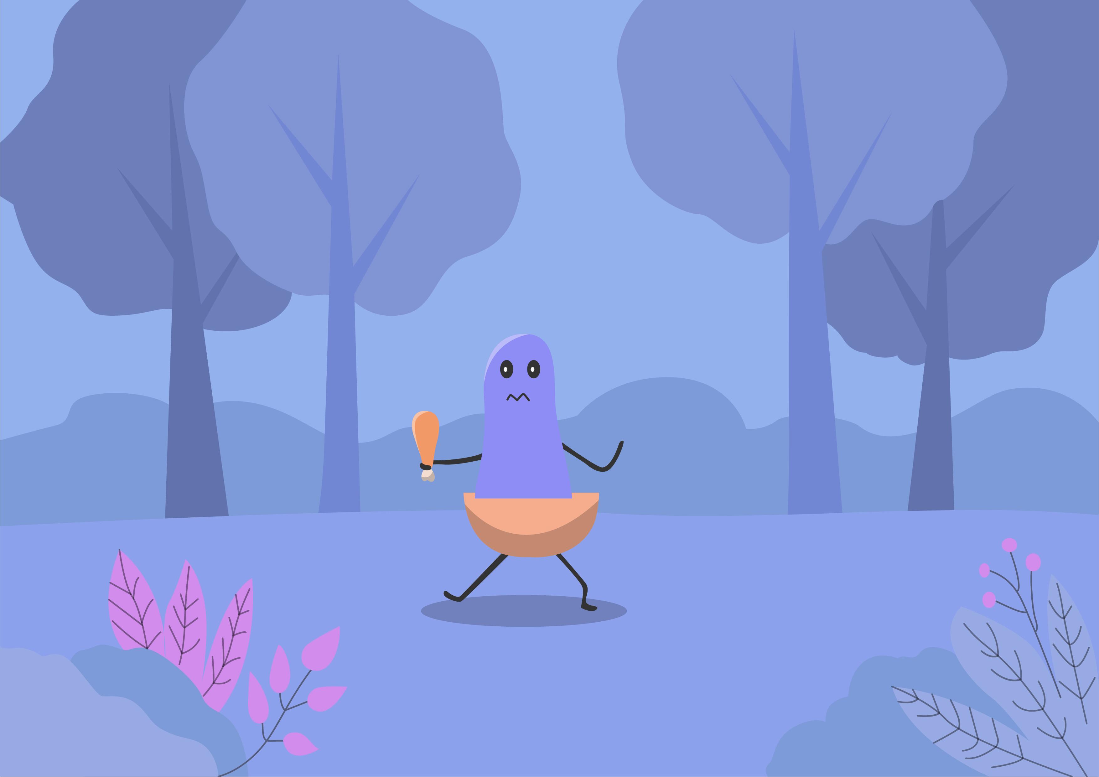 Cute Peanut Dumb Illustration #314