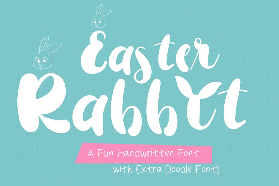 Easter Rabbit Font