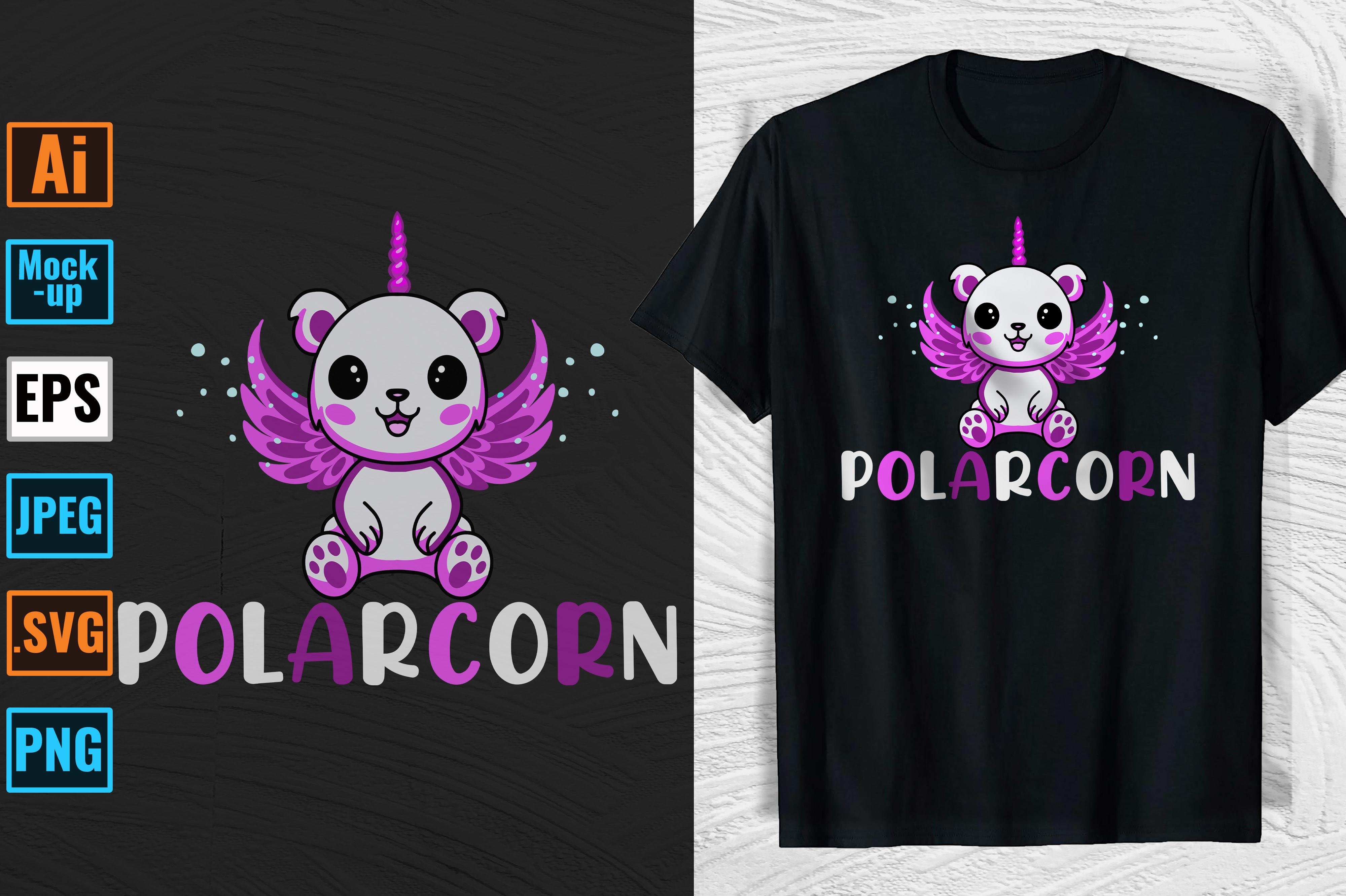 Polar Bear T-shirt and Mug Design