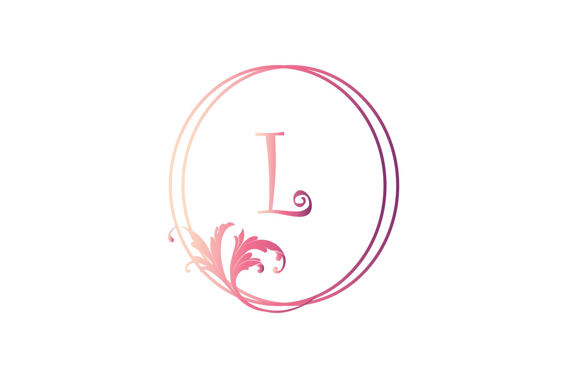 Monogram Invitation Floral