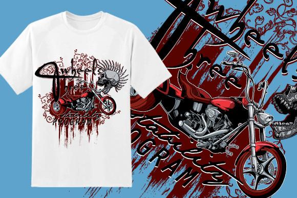 Biker T-Shirt Design