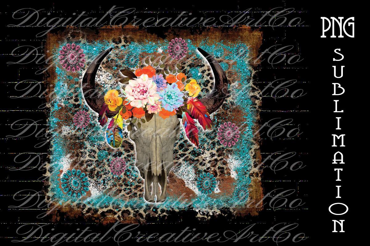 Western Sublimation Boho Gemstone