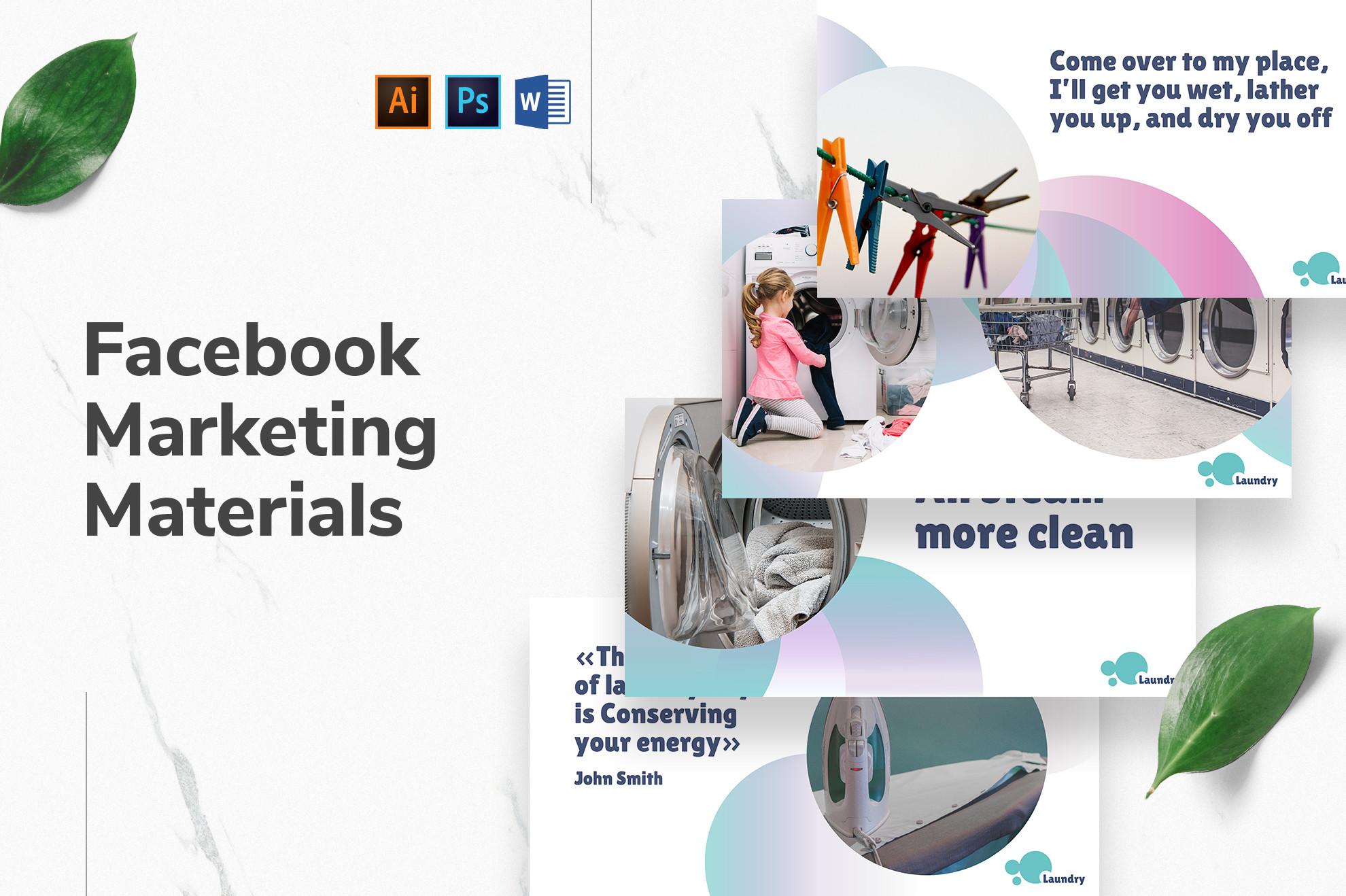 Laundry Facebook Templates