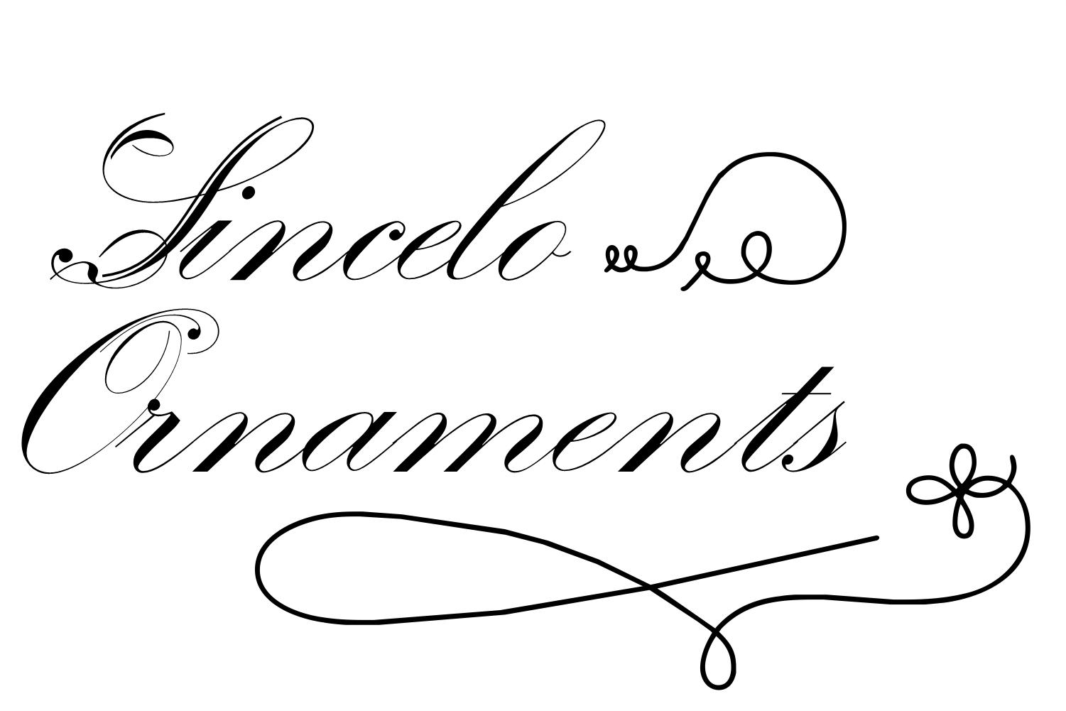 Sincelo Ornaments Font