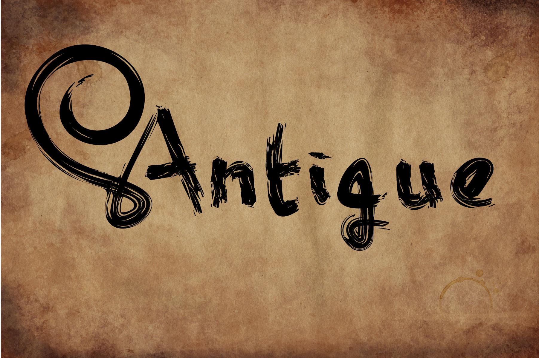 Antique Font