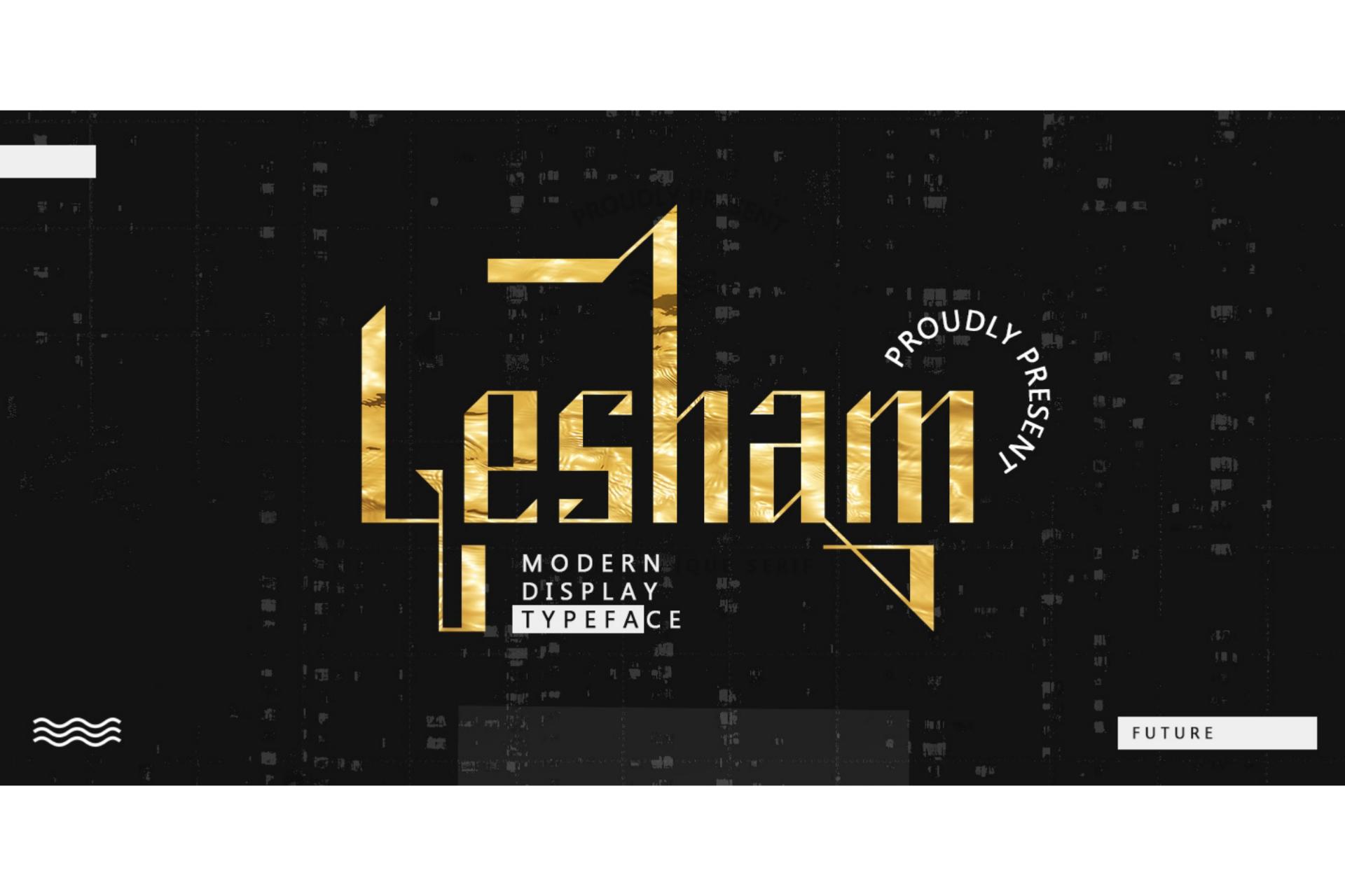 Lesham Font