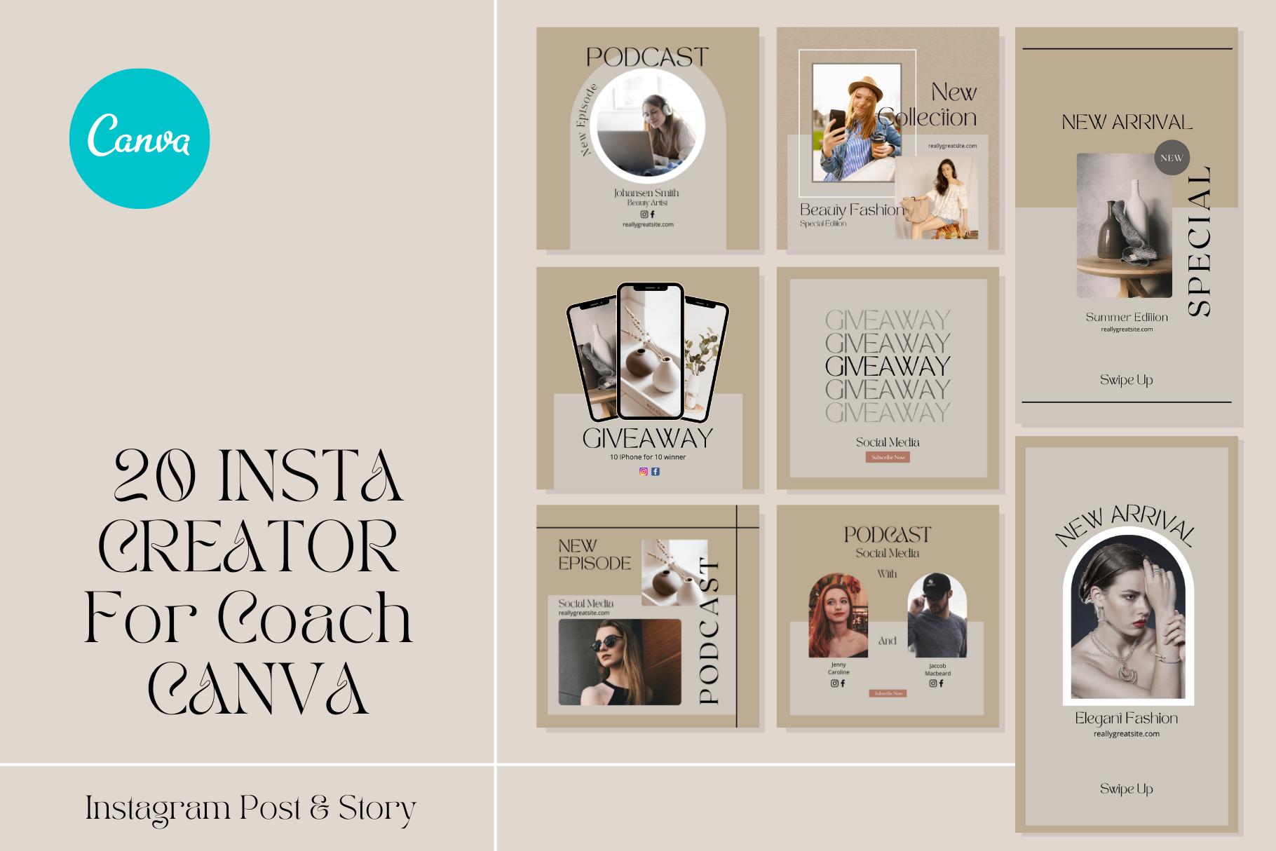 Instagram Creator Podcast CANVA