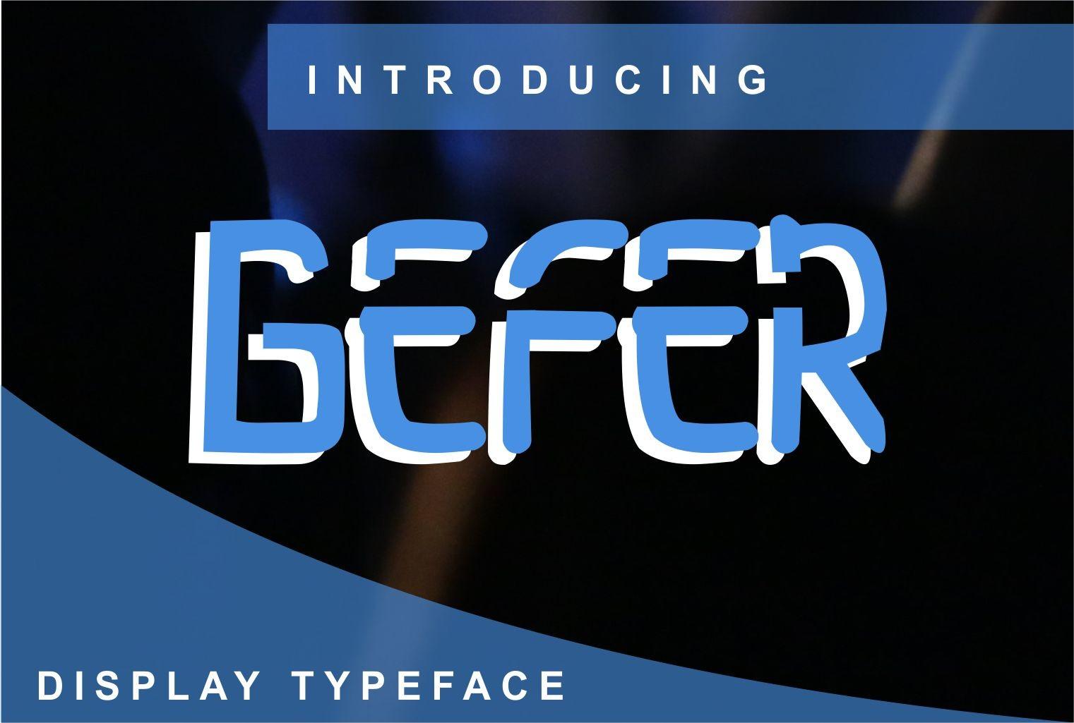 Gefer Font