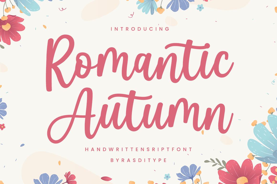 Romantic Autumn Font