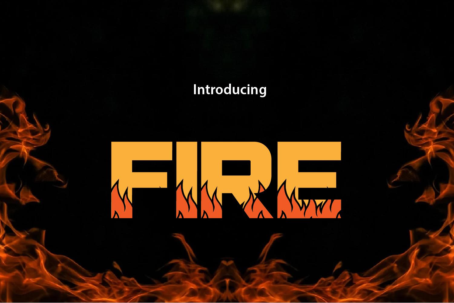 Fire Font