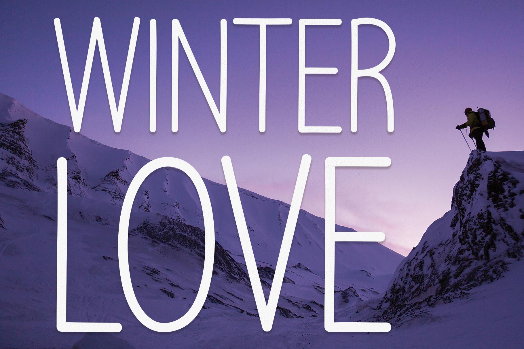 Winter Love Font