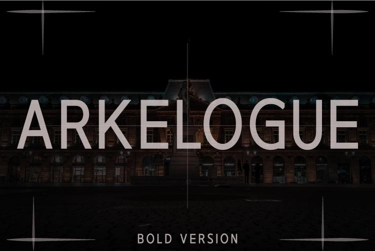 Arkelogue Bold Font