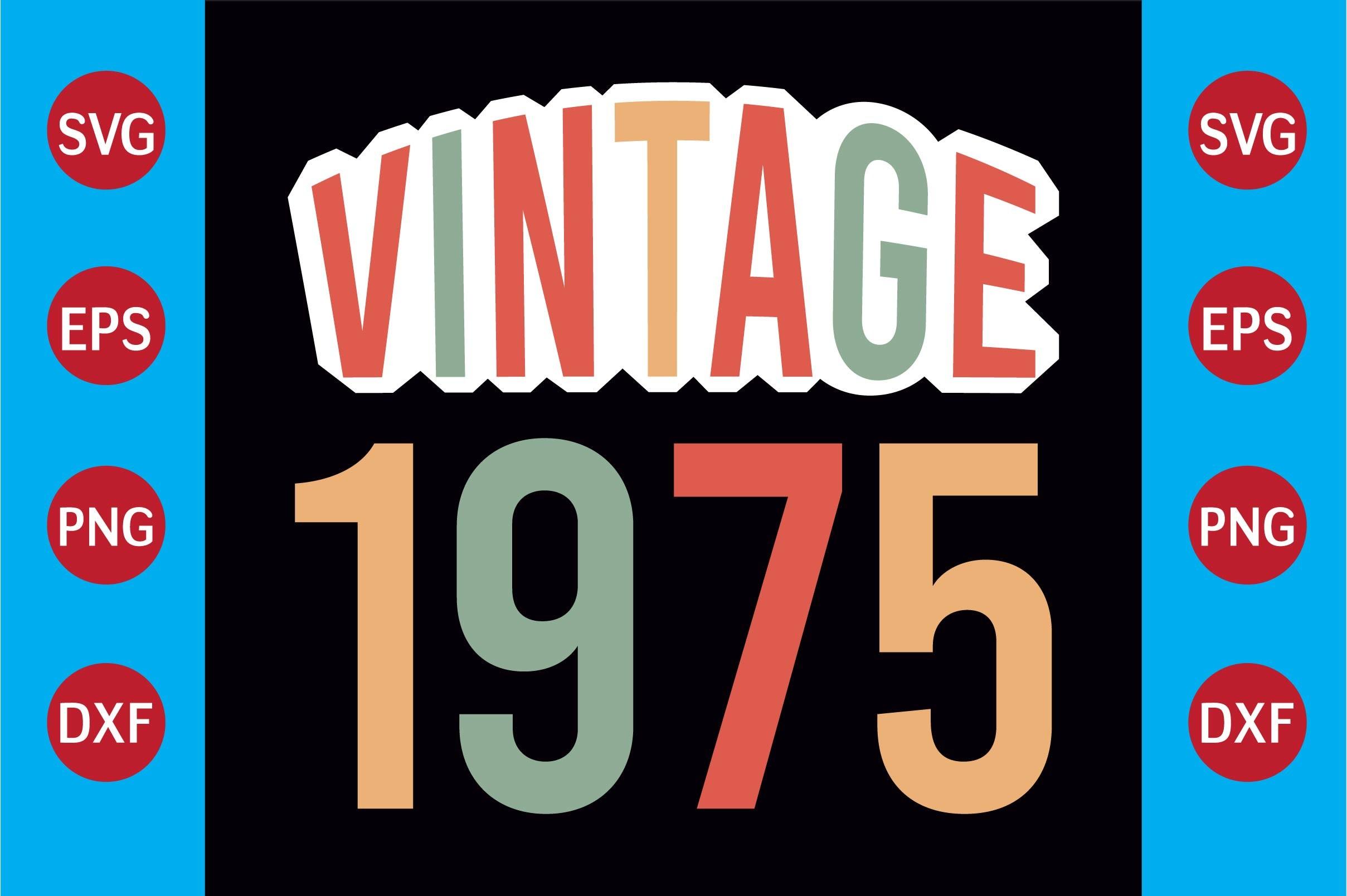 Vintage 1975  T-shirt Design