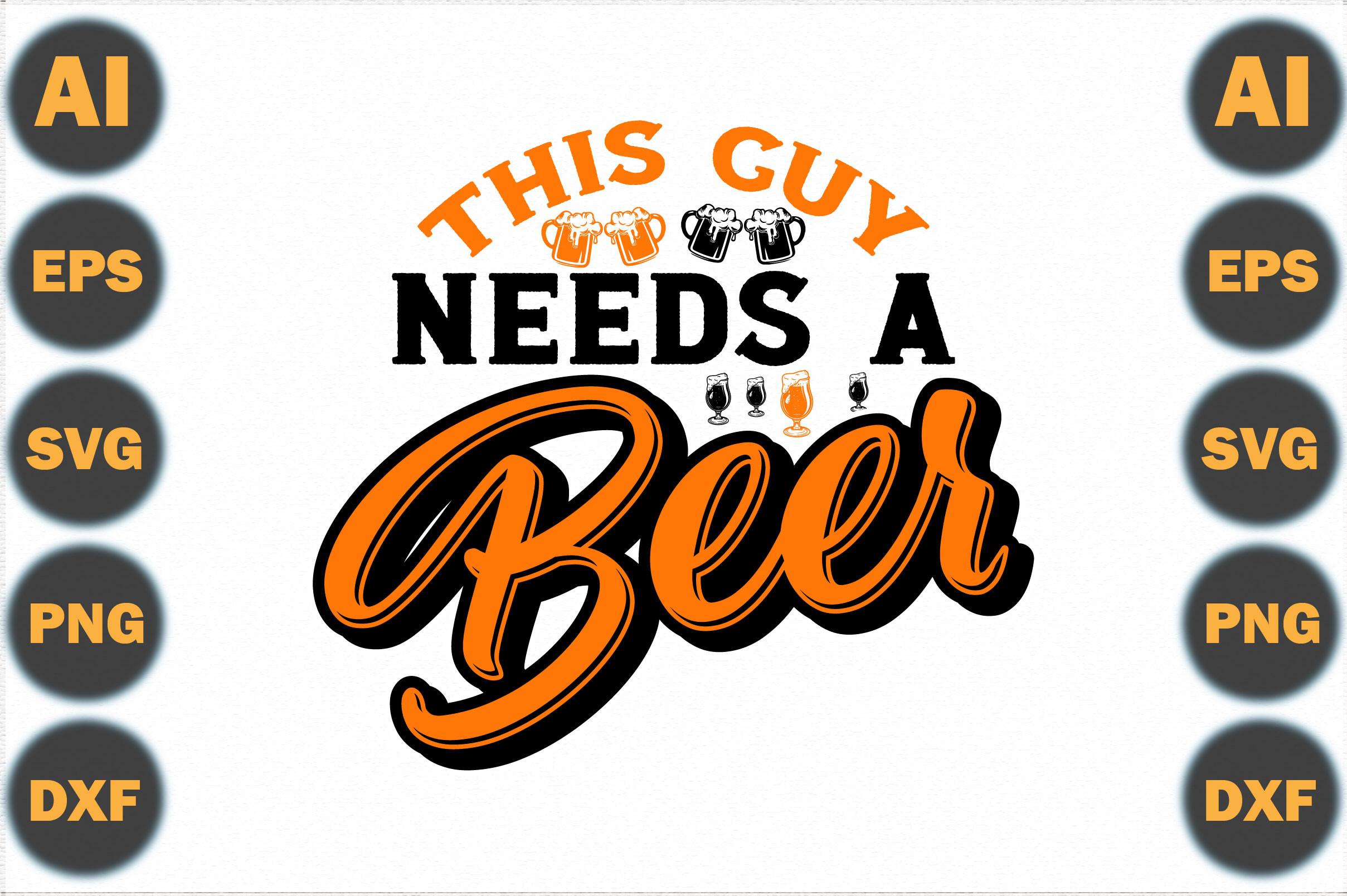 This Guy Needs a Beer
