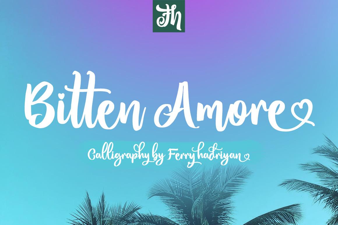 Bitten Amore Font