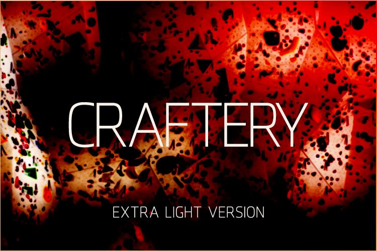 Craftery Extra Light Font