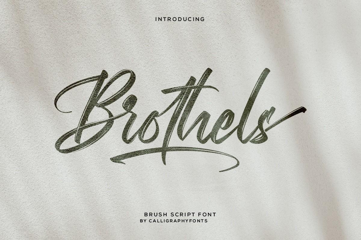Brothels Font
