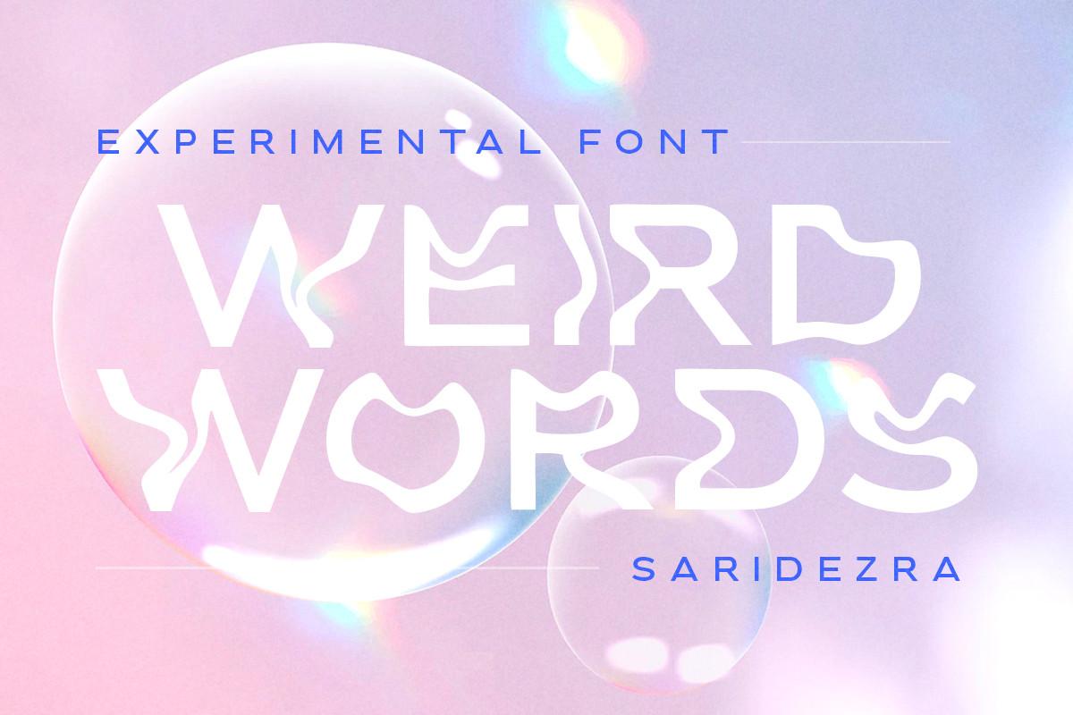 Weird Words Font