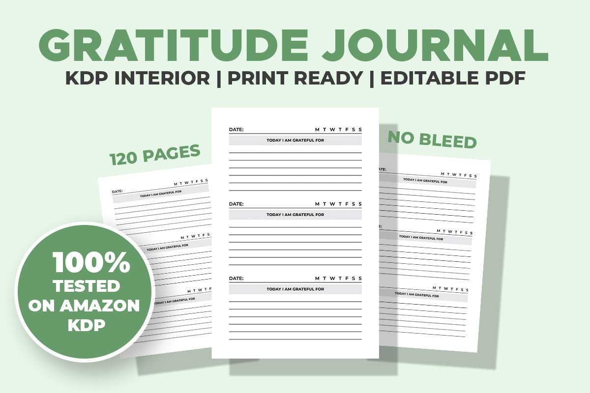 Gratitude Journal KDP Interior