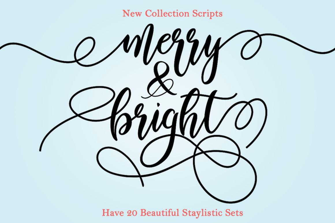 Merry & Bright Font