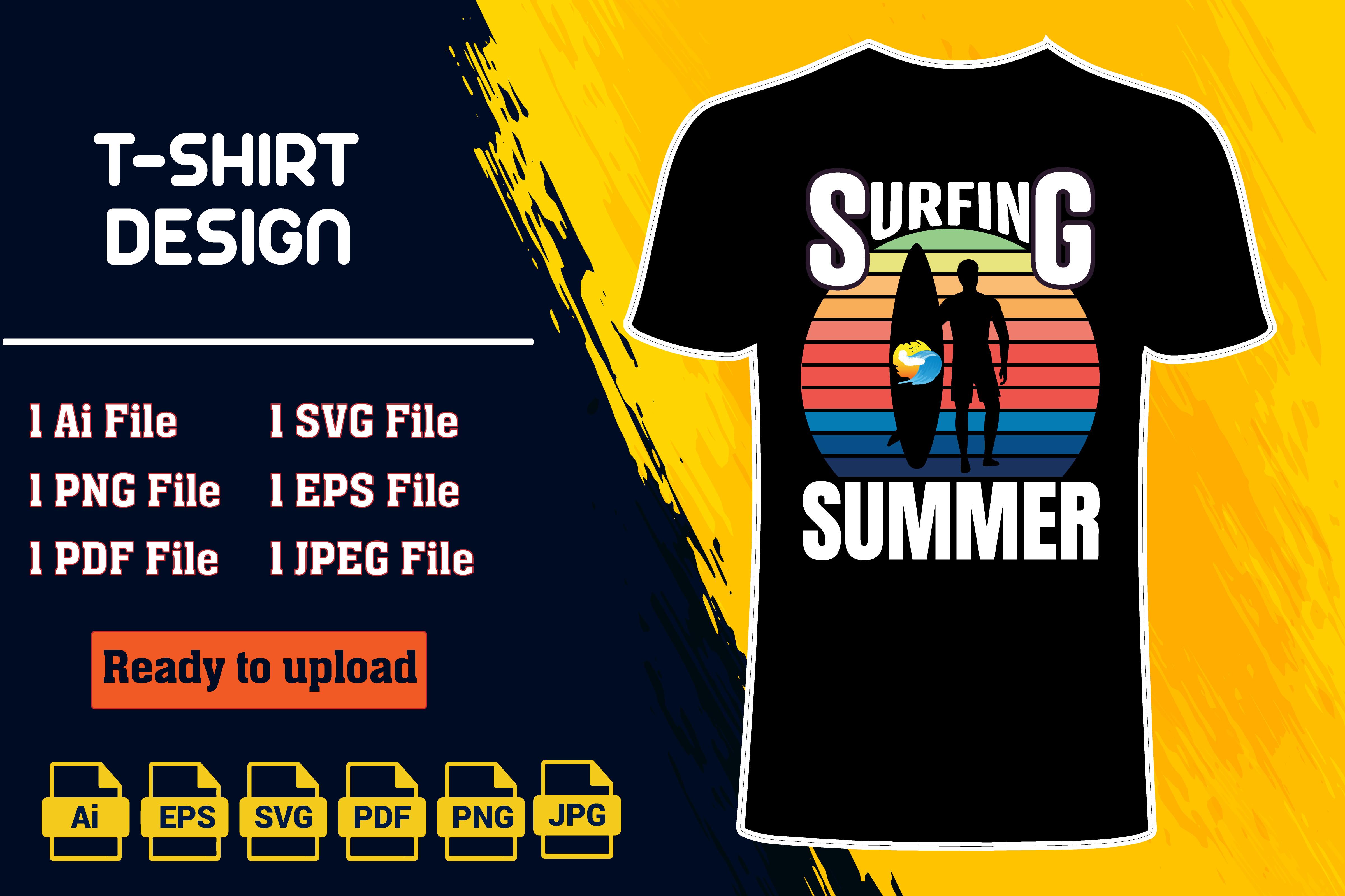 Summer T-shirt Design .